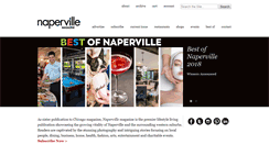 Desktop Screenshot of napervillemagazine.com